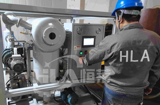 135KW Daya Pemanasan Mesin Pembersih Minyak Transformer Baja Dingin untuk Pembersihan Minyak