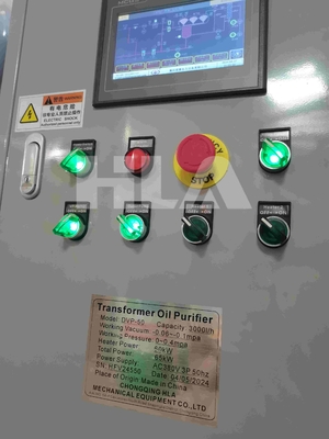 Mesin Filter Minyak Transformer Tiga Tahap dengan Kontrol Otomatis PLC
