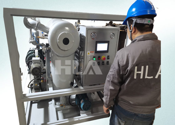 Mesin Filter Minyak Transformer Tiga Tahap Dengan Kontrol PLC Otomatis