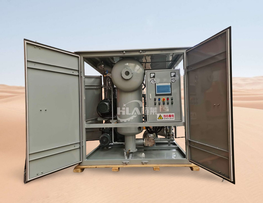 Koefisien tahan air IP65 Mesin pemurni minyak trafo dengan daya pemanas 48KW