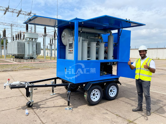 Mesin pengolahan air pemurni minyak bergerak untuk aplikasi industri