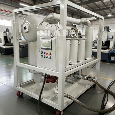 Rentang viskositas oli 10-400 CSt Mesin Filtrasi Oli Turbin dengan Degasifikasi Oli Turbin dan Nilai Emulsifikasi kurang dari 15 menit GBF 7305