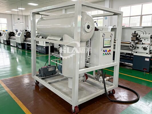 Rentang viskositas oli 10-400 CSt Mesin Filtrasi Oli Turbin dengan Degasifikasi Oli Turbin dan Nilai Emulsifikasi kurang dari 15 menit GBF 7305