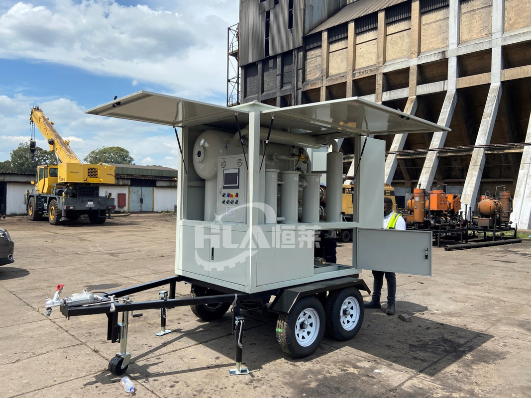 Transformer Oil Filtration dengan Breakdown Voltage Otomatis Manual dan Konstruksi Baja Rust tahan lama