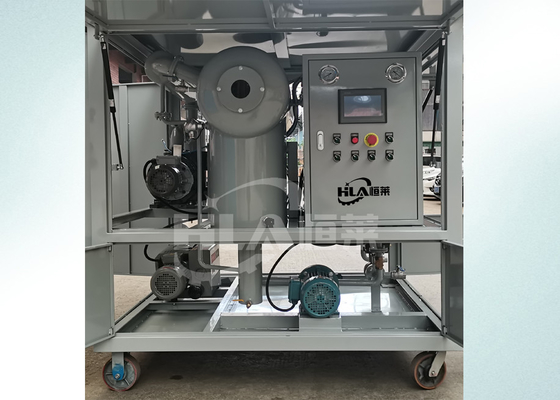 135KW Daya Pemanasan Mesin Pembersih Minyak Transformer Baja Dingin untuk Pembersihan Minyak