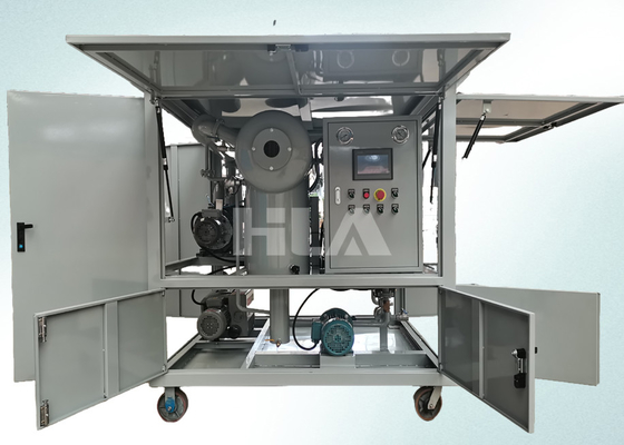 PLC Control Transformer Electric Oil Purifier Machine Filtering Equipment Dengan Aksesoris
