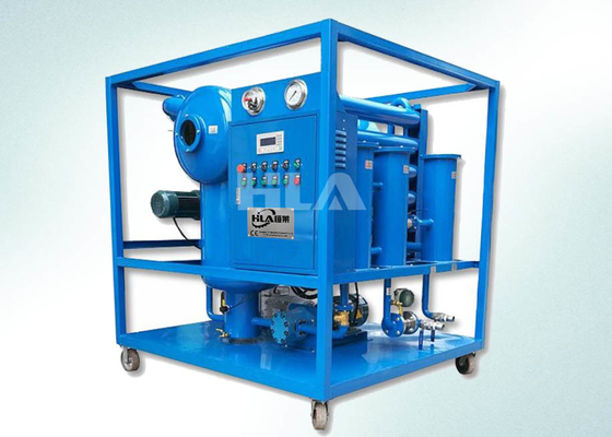 Mesin Pemurnian Minyak Transformer Isolasi Tahap Ganda Dengan Pompa Leybold 150L / Min