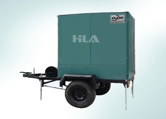 Bergerak Mesin Pemurnian Minyak Transformator 6000 L / jam Laju Aliran