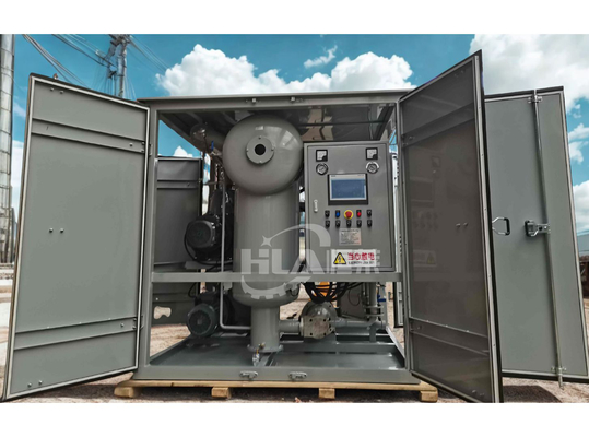 Mesin Pembersih Minyak Transformer untuk Aliran Tinggi 600-18000L/jam Opsional Mobil Trailer dan Tegangan 220V/380V/400V